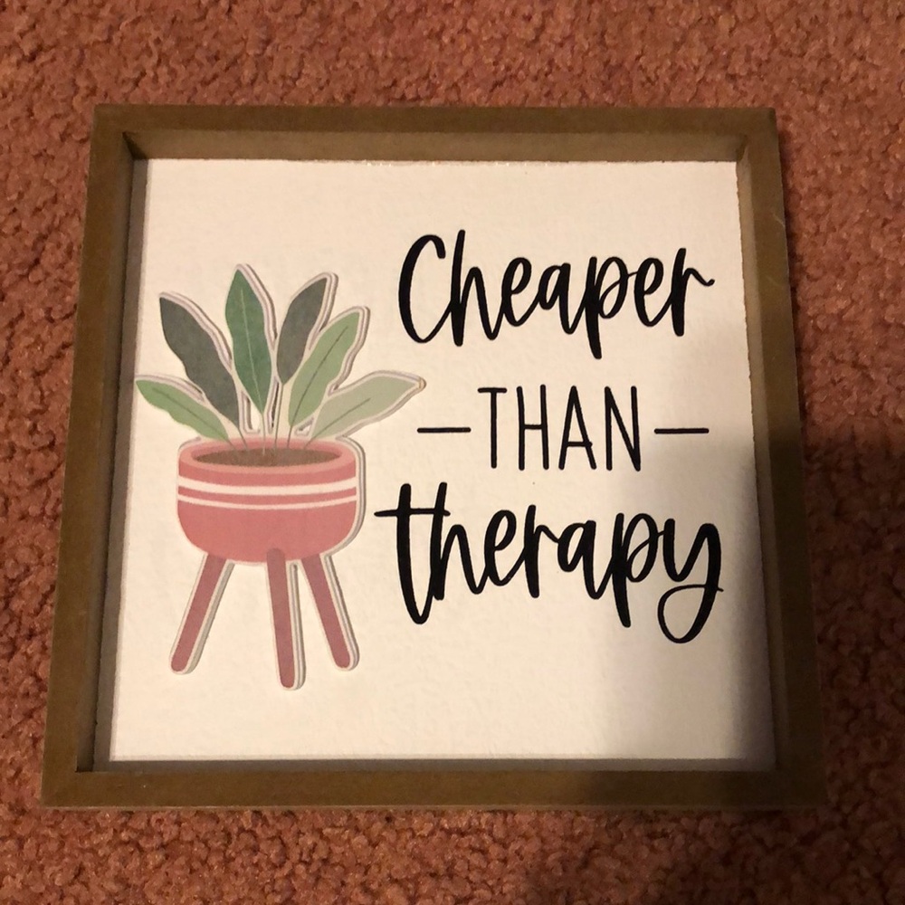 Cheaper Than Therapy,🎁Plant Lady Picture